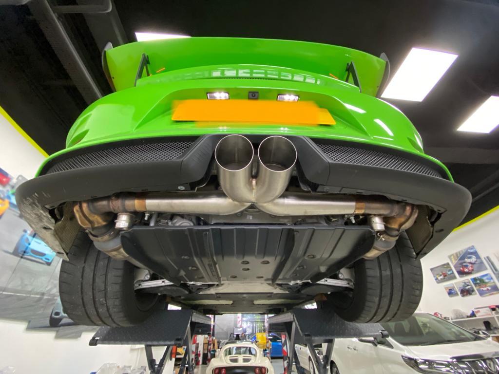 991.1 / 991.2 Porsche GT3/GT3RS Muffler delete X-pipe