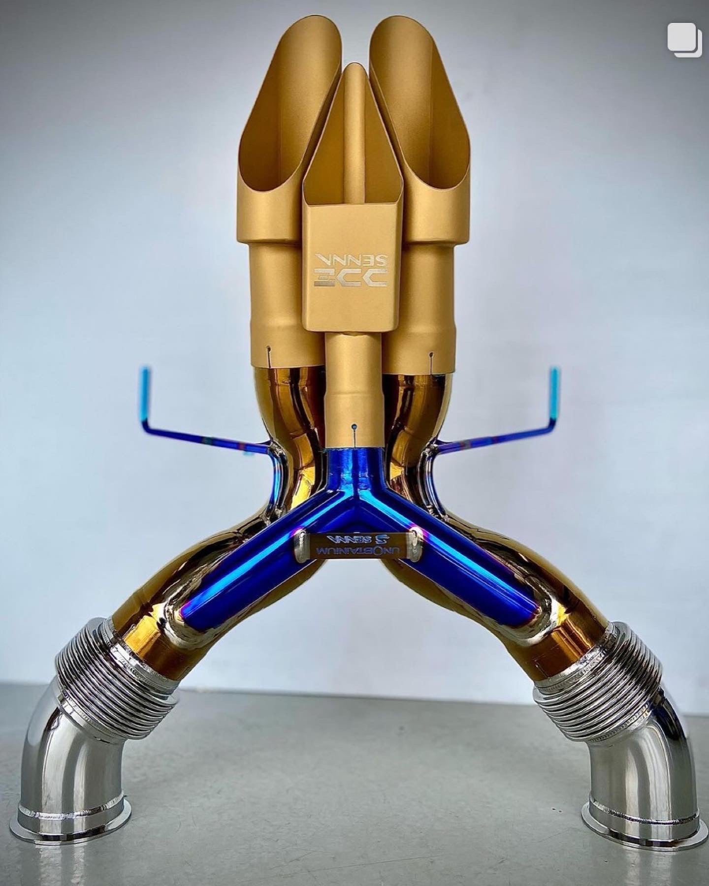 McLaren Senna X-Pipe Exhaust System