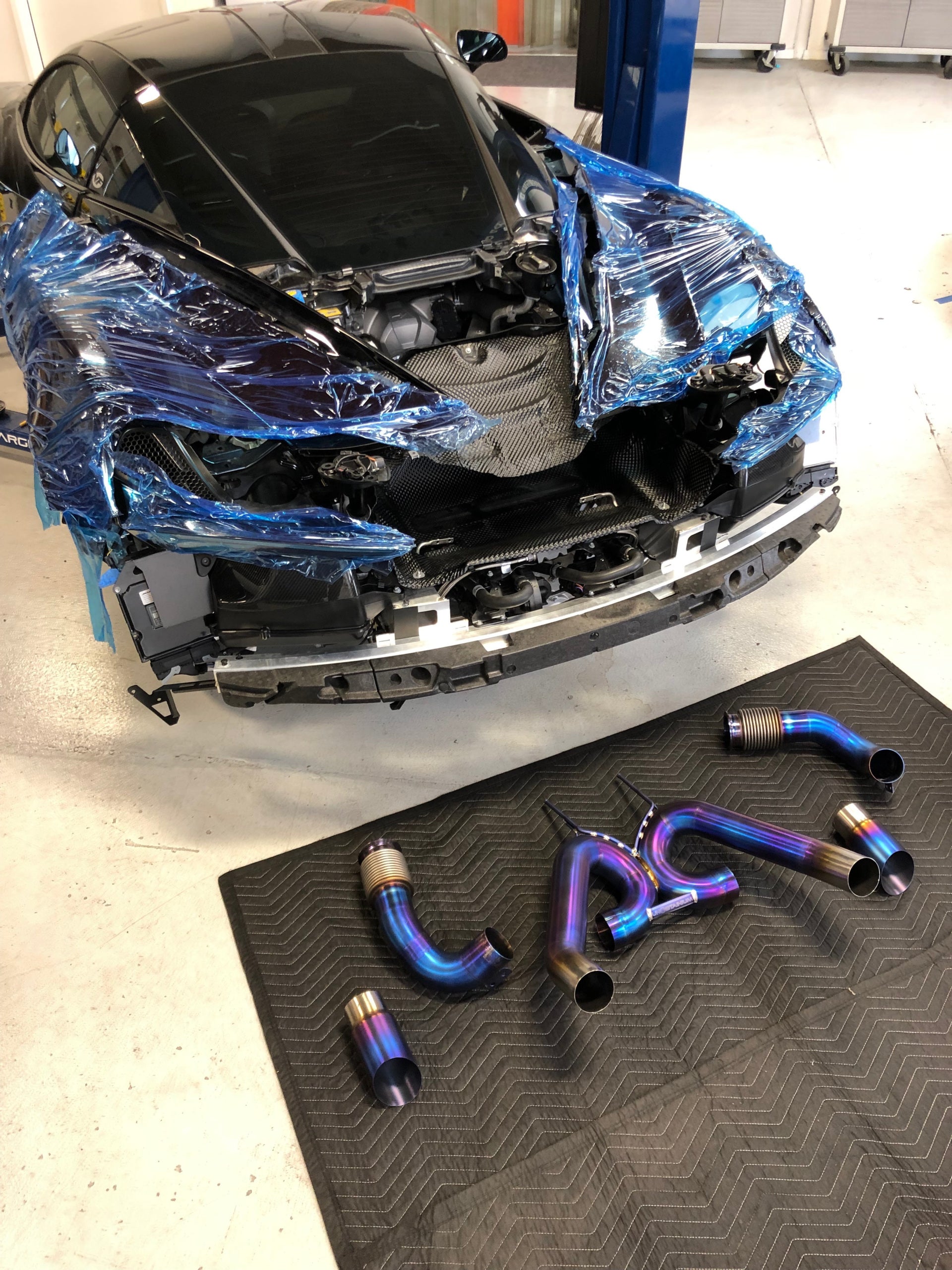 McLaren 720S: Titanium, Inconel or Stainless X-Pipe Exhaust