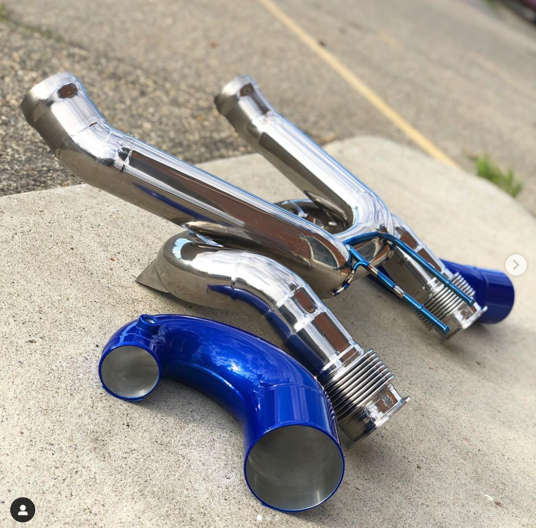 McLaren 720S: Titanium, Inconel or Stainless X-Pipe Exhaust