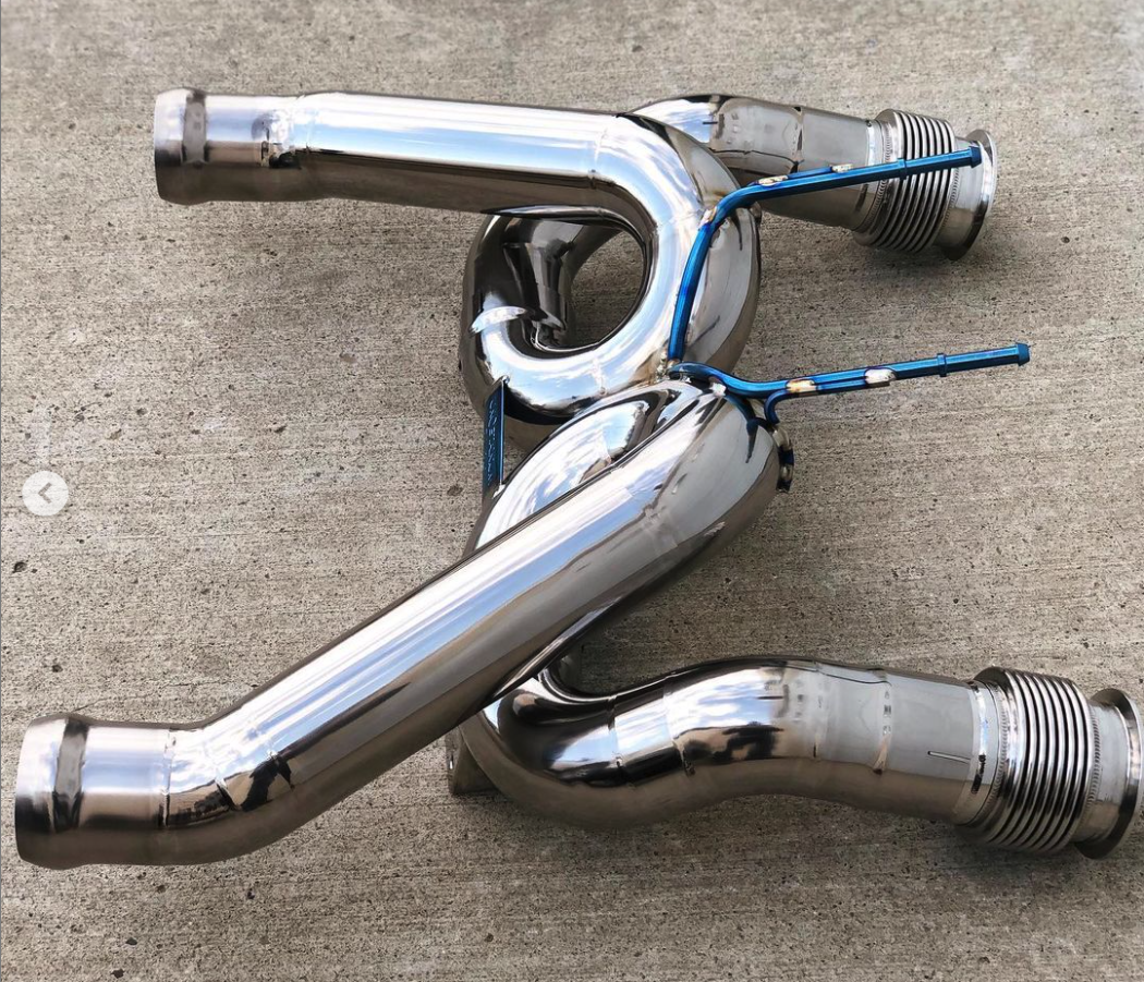 McLaren 720S: Titanium, Inconel or Stainless X-Pipe Exhaust