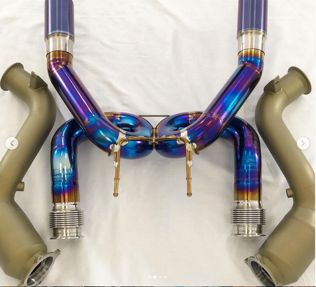 McLaren 720S: Titanium, Inconel or Stainless X-Pipe Exhaust