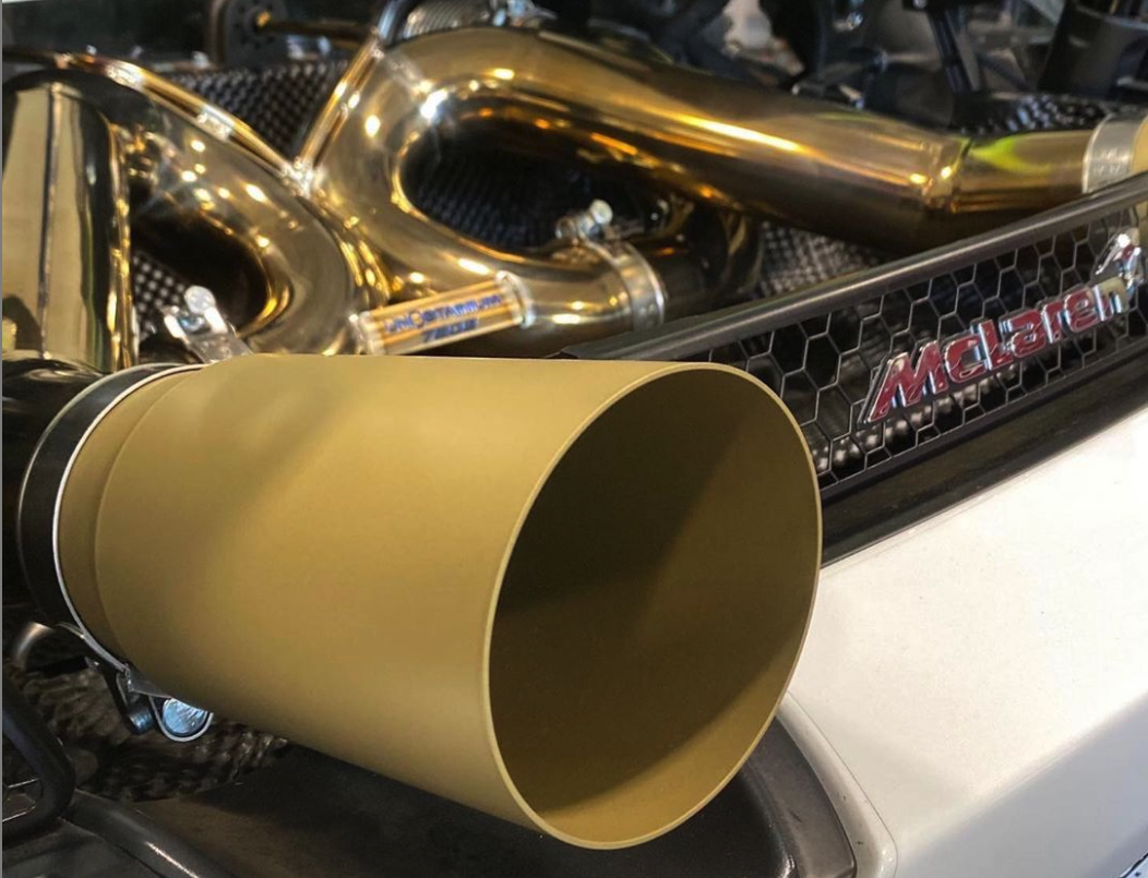 McLaren 720S: Titanium, Inconel or Stainless X-Pipe Exhaust