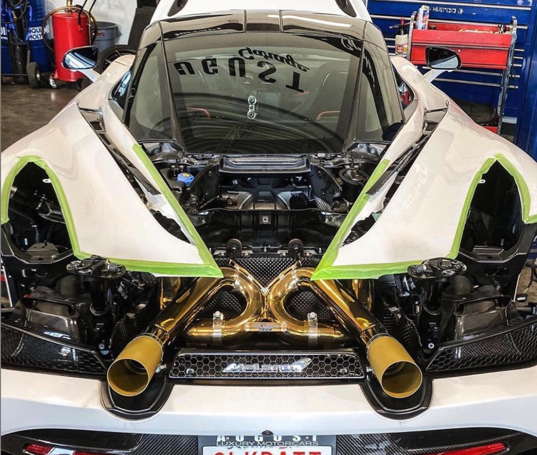 McLaren 720S: Titanium, Inconel or Stainless X-Pipe Exhaust