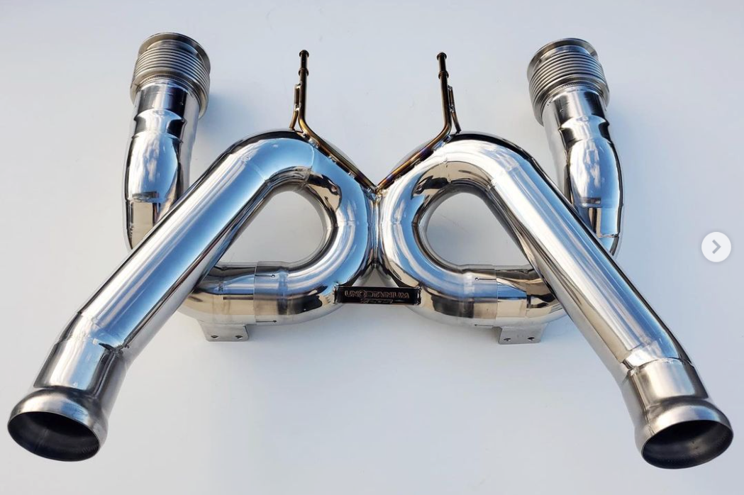 McLaren 720S: Titanium, Inconel or Stainless X-Pipe Exhaust