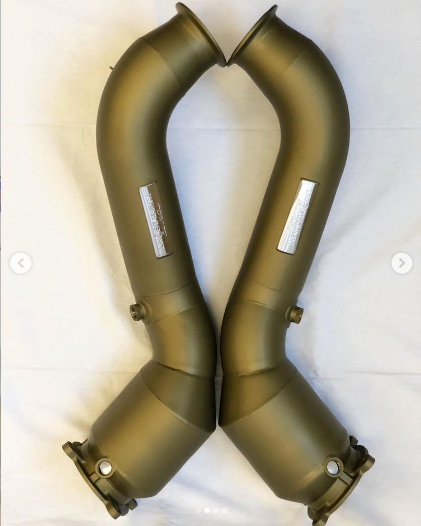 McLaren 750S High Flow Downpipes