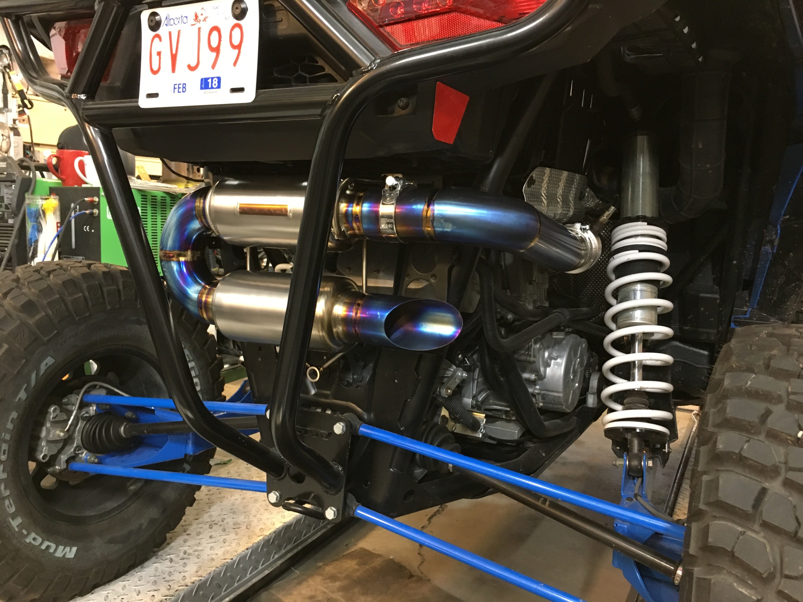 Polaris RZR XPT Titanium Sport Exhaust