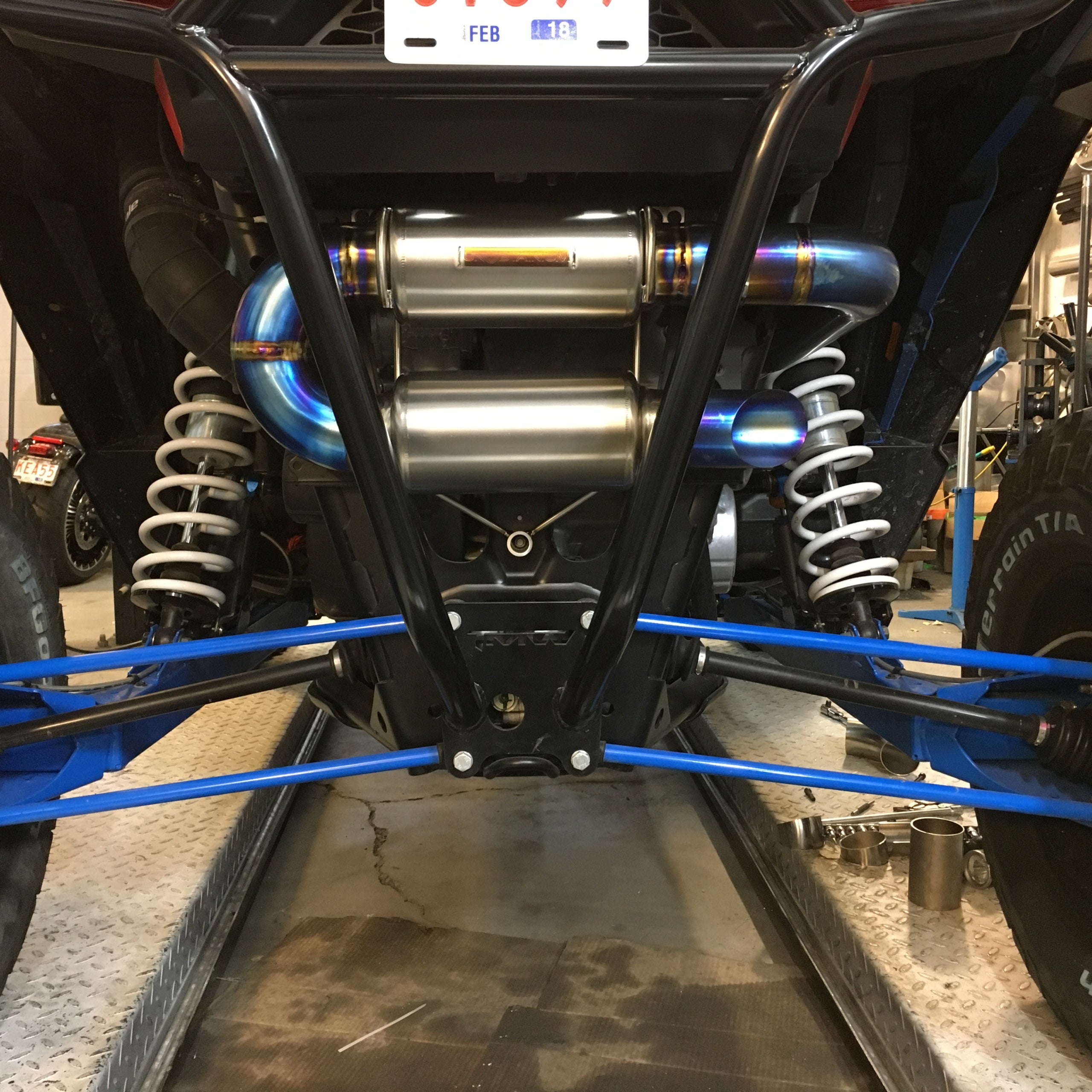 Polaris RZR XPT Titanium Sport Exhaust