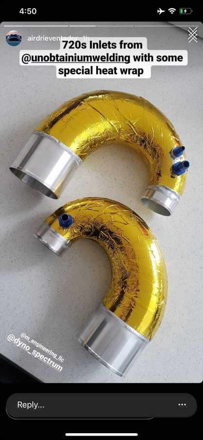 McLaren Billet Turbo Inlets