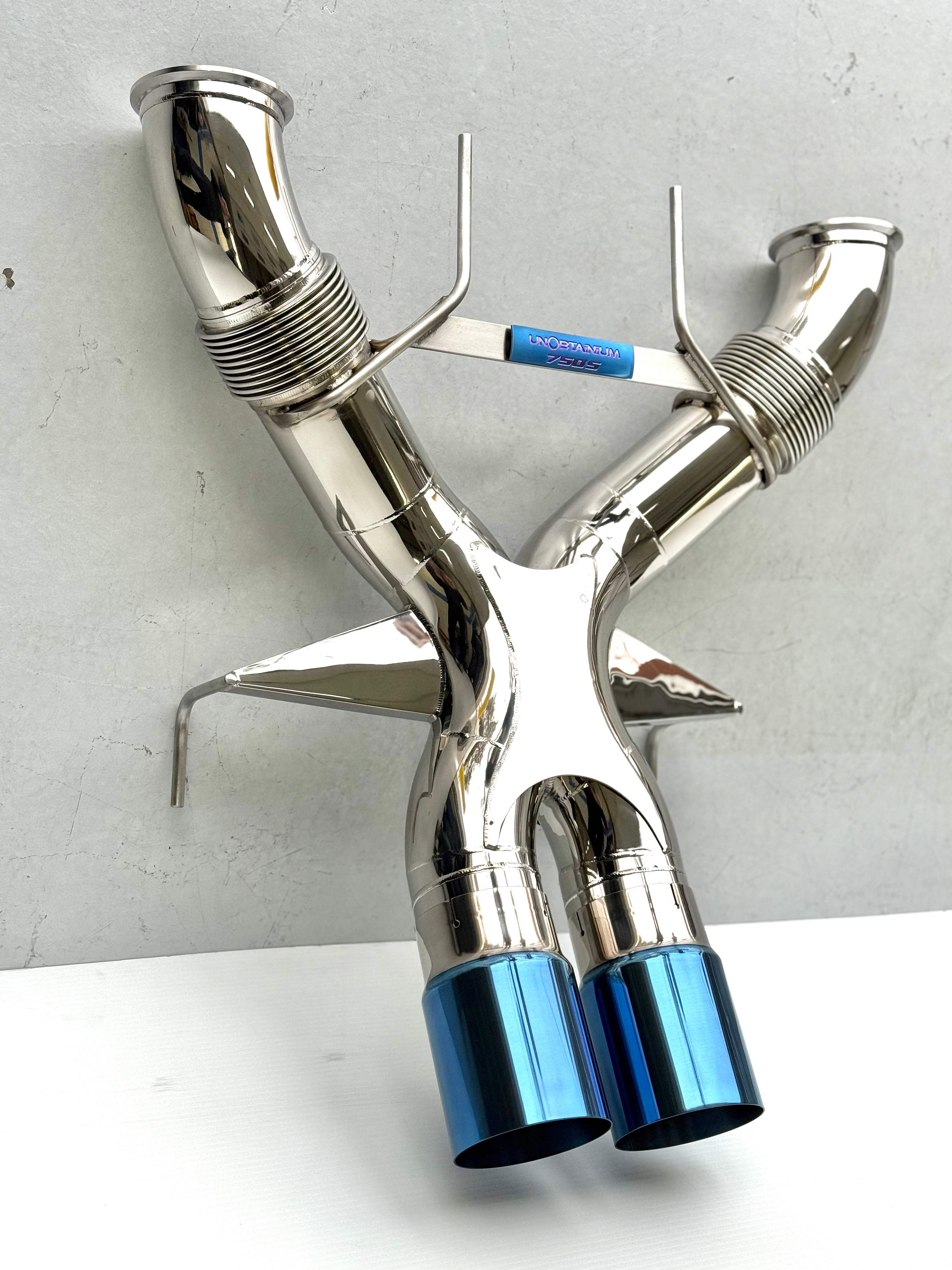 McLaren 750S Titinium or Inconel X-Pipe Exhaust System – Unobtainium