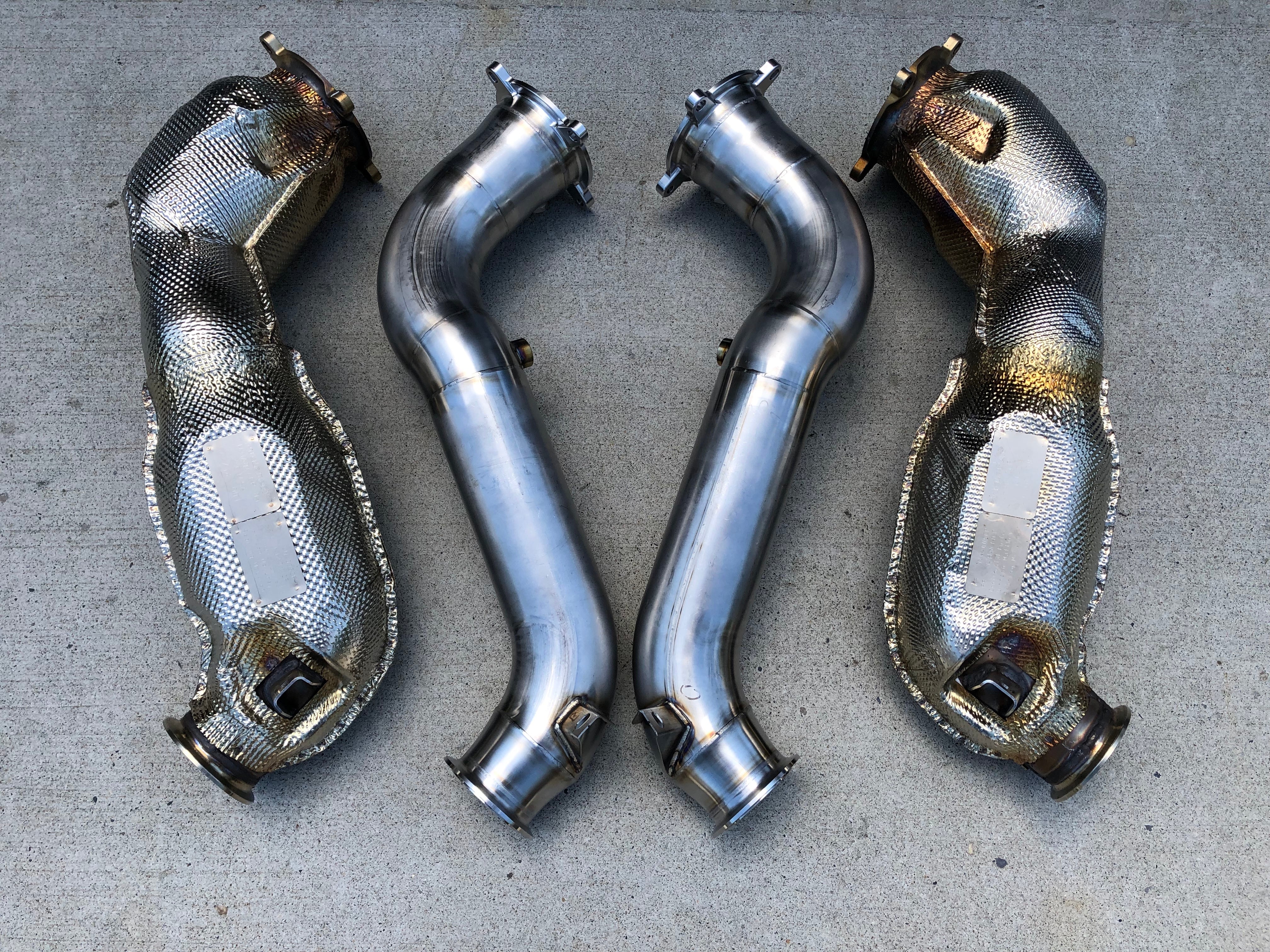 765LT Downpipes