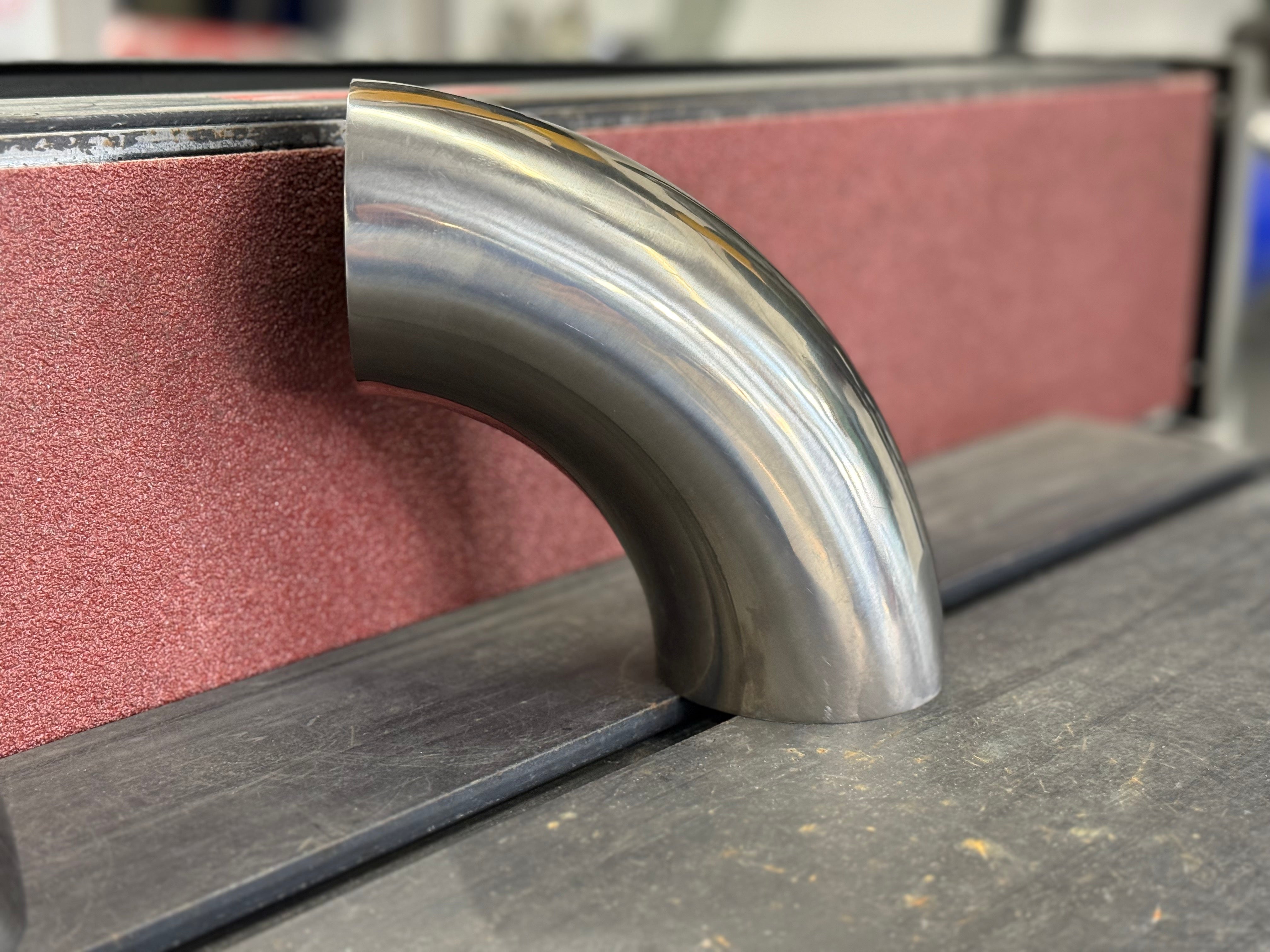 3" Titanium 90° Loose Radius Elbow 1.5D CLR (1.2mm)