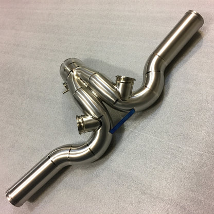 Porsche 997 TT Intake - Titanium Y-Pipe