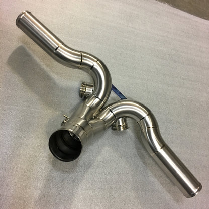 Porsche 997 TT Intake - Titanium Y-Pipe