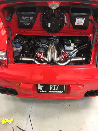 Porsche 997 TT Intake - Titanium Y-Pipe