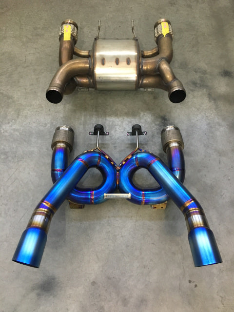 McLaren 720S: Titanium, Inconel or Stainless X-Pipe Exhaust
