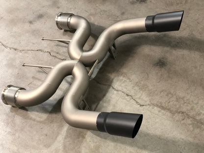 McLaren 720S: Titanium, Inconel or Stainless X-Pipe Exhaust