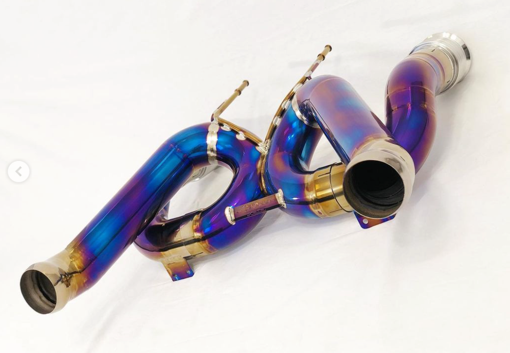 McLaren 720S: Titanium, Inconel or Stainless X-Pipe Exhaust