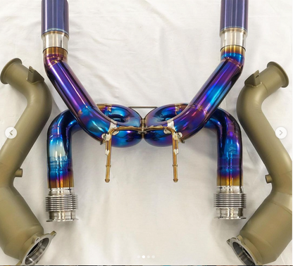 McLaren 720S: Titanium, Inconel or Stainless X-Pipe Exhaust