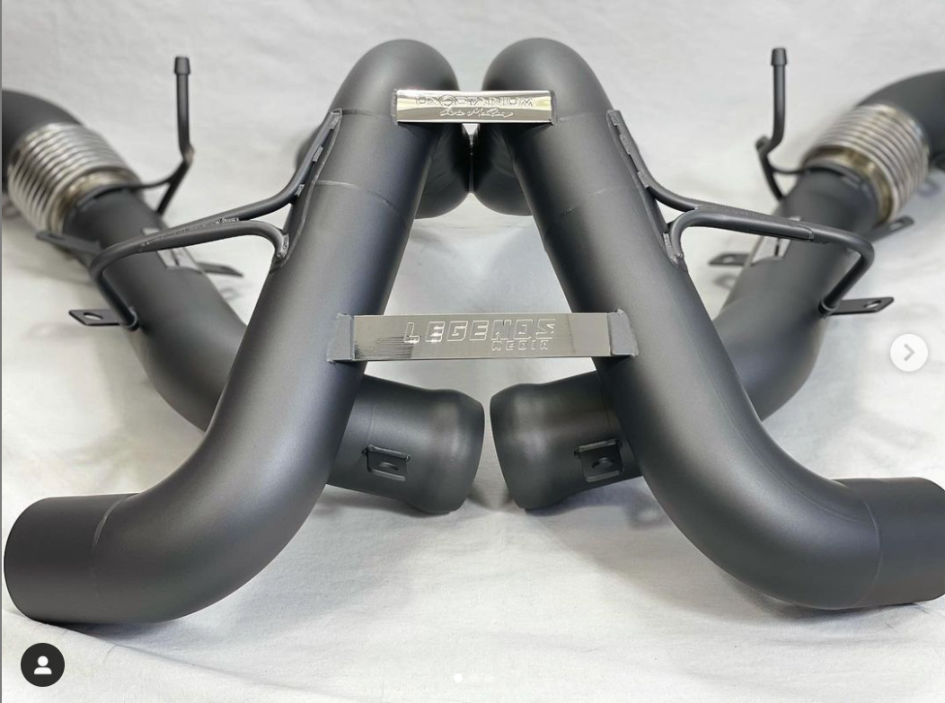 McLaren 540/570S 3" X-Pipe Race Exhaust