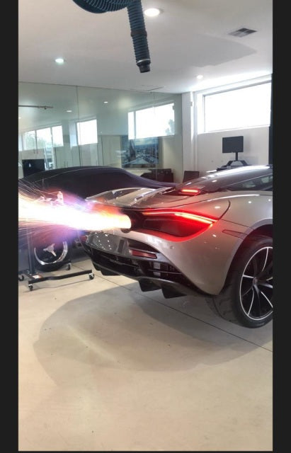 McLaren 720S Straight Pipes