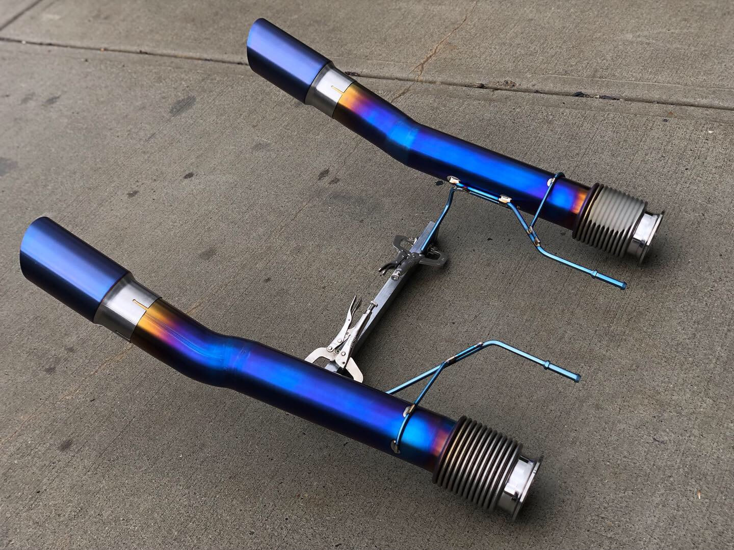 McLaren 720S Straight Pipes