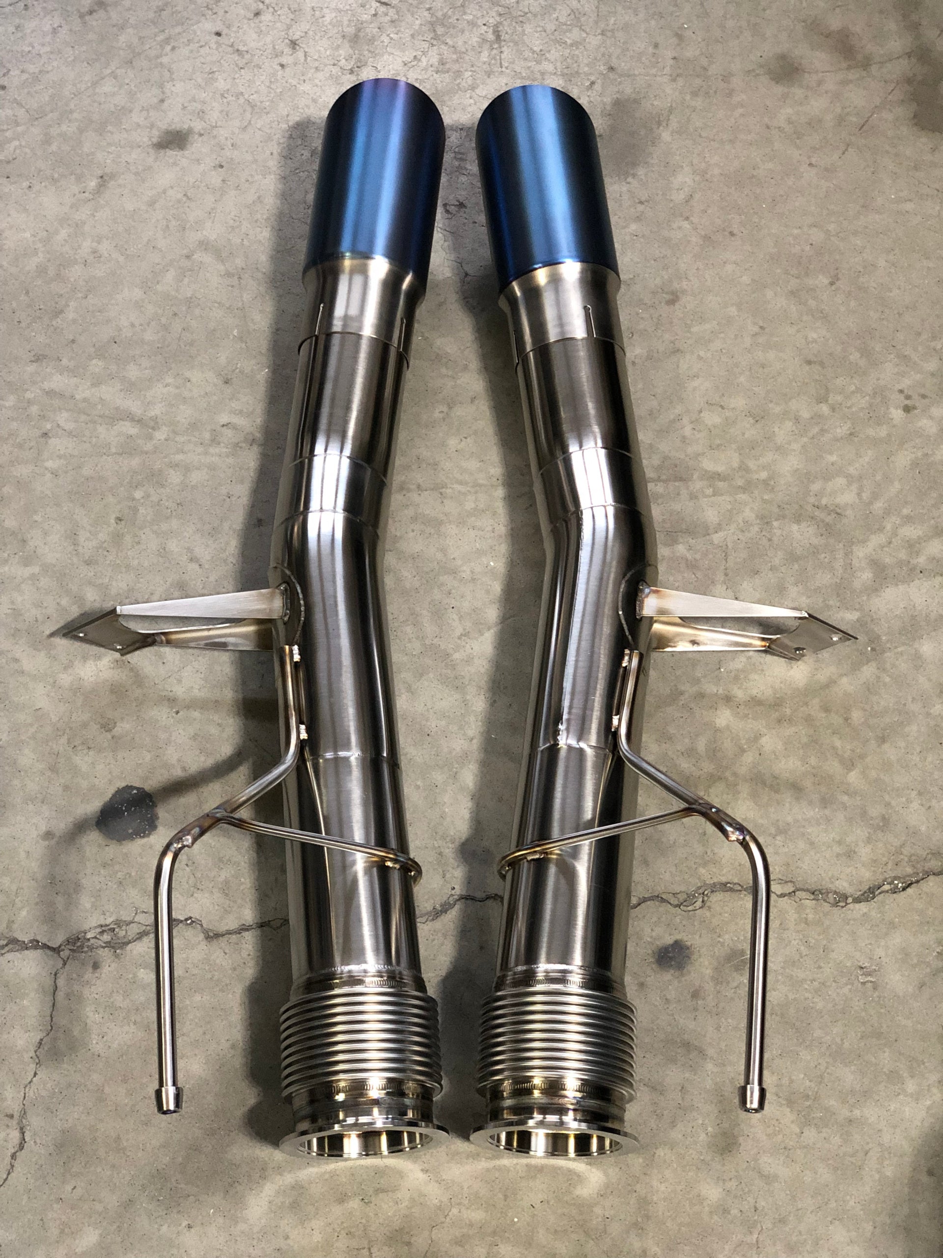 McLaren 720S Straight Pipes