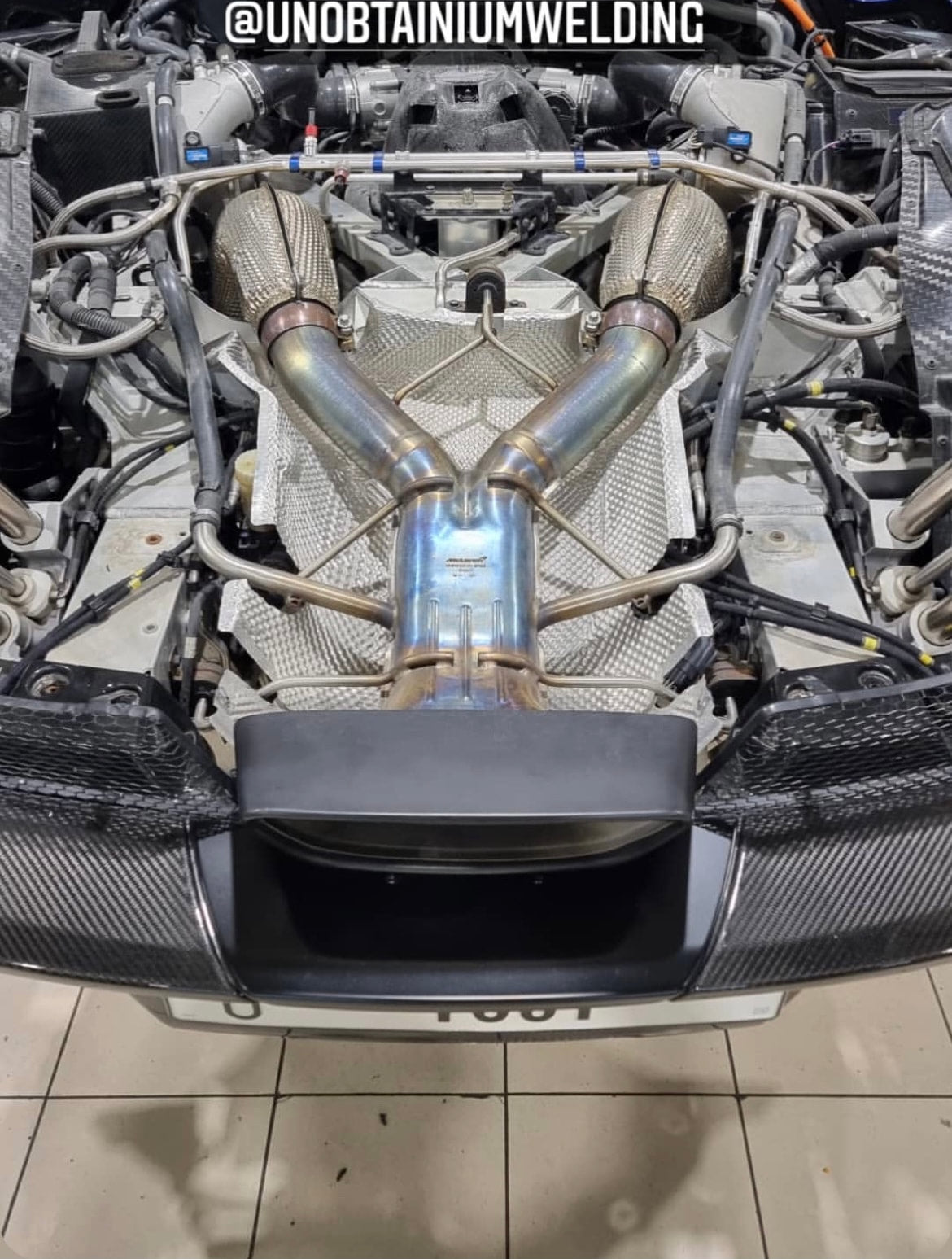 McLaren P1 Downpipes
